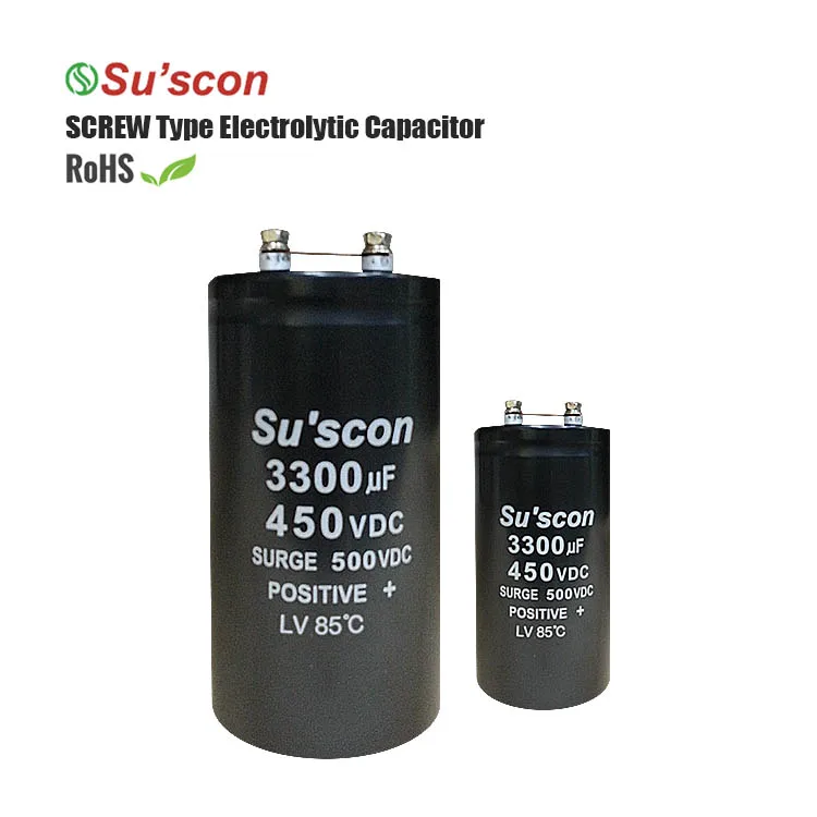 LV 650V 470uF High voltage SCREW Type Electrolytic Capacitor