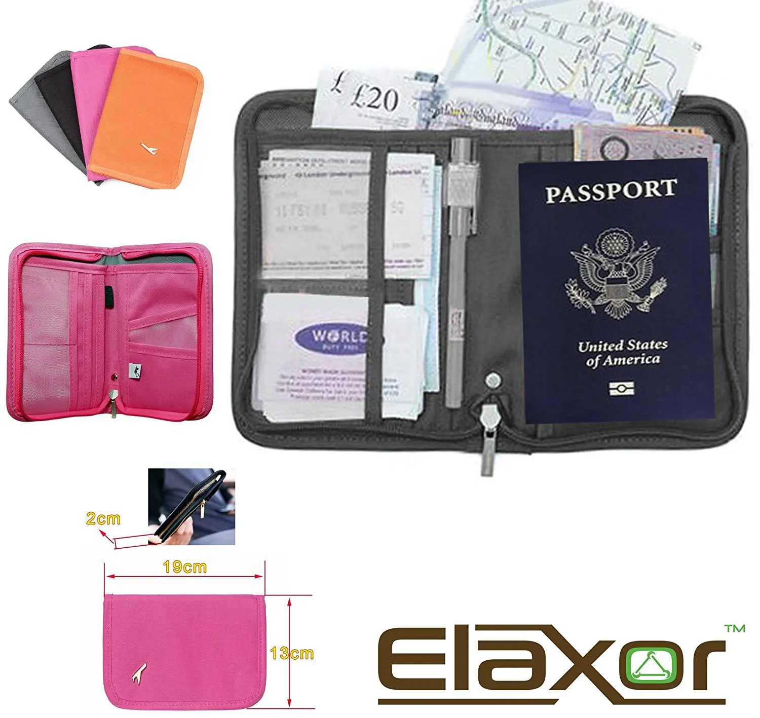 Small Waterproof Travel Wallet IUCN Water