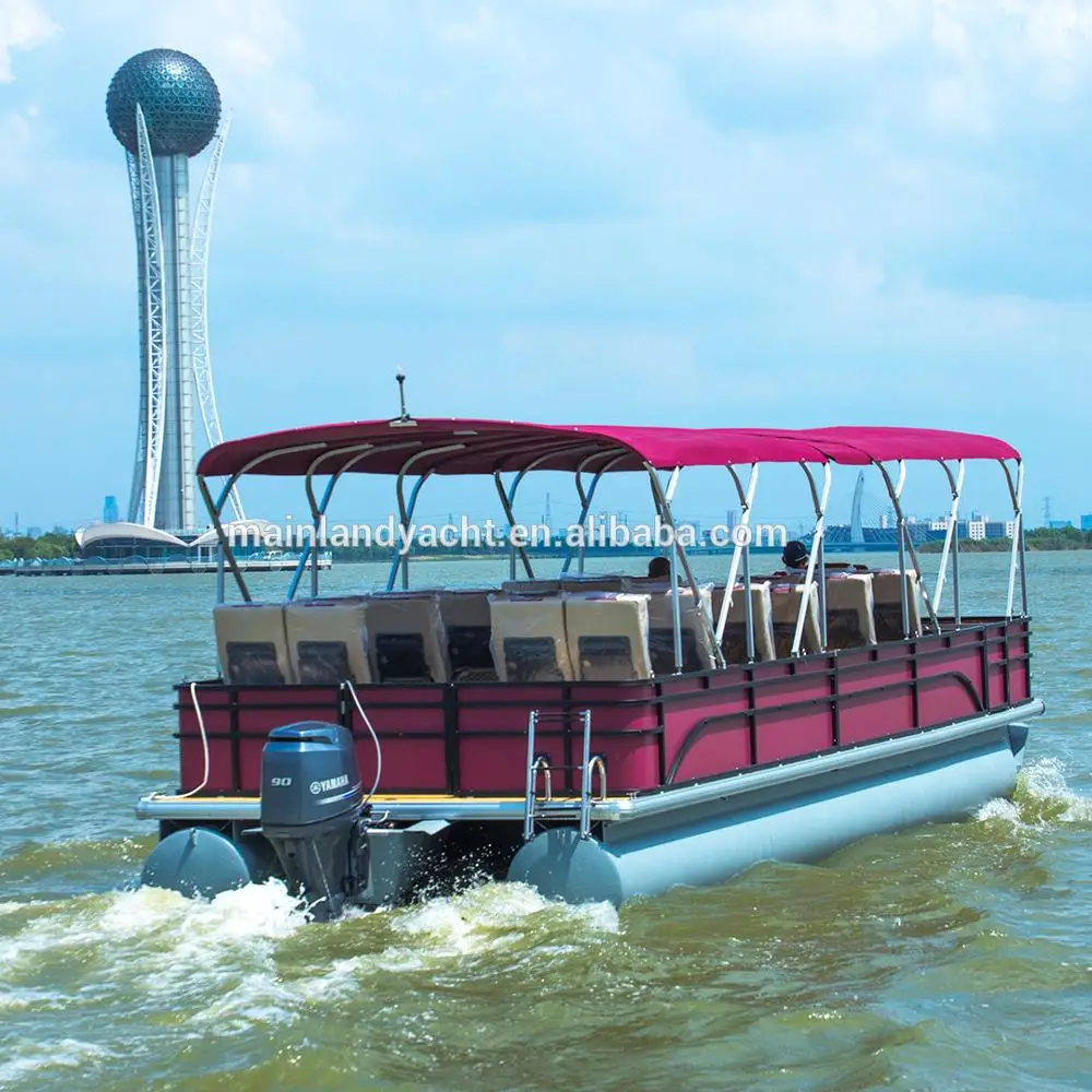 
2019 large business yacht tourism water bus Aluminum 30 passenger boat 