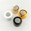 Colorful coated aluminum circle plastic cap for 28mm neck glass bottles