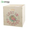 Professional Bird Pattern Poly Wood Box Organizer Storage