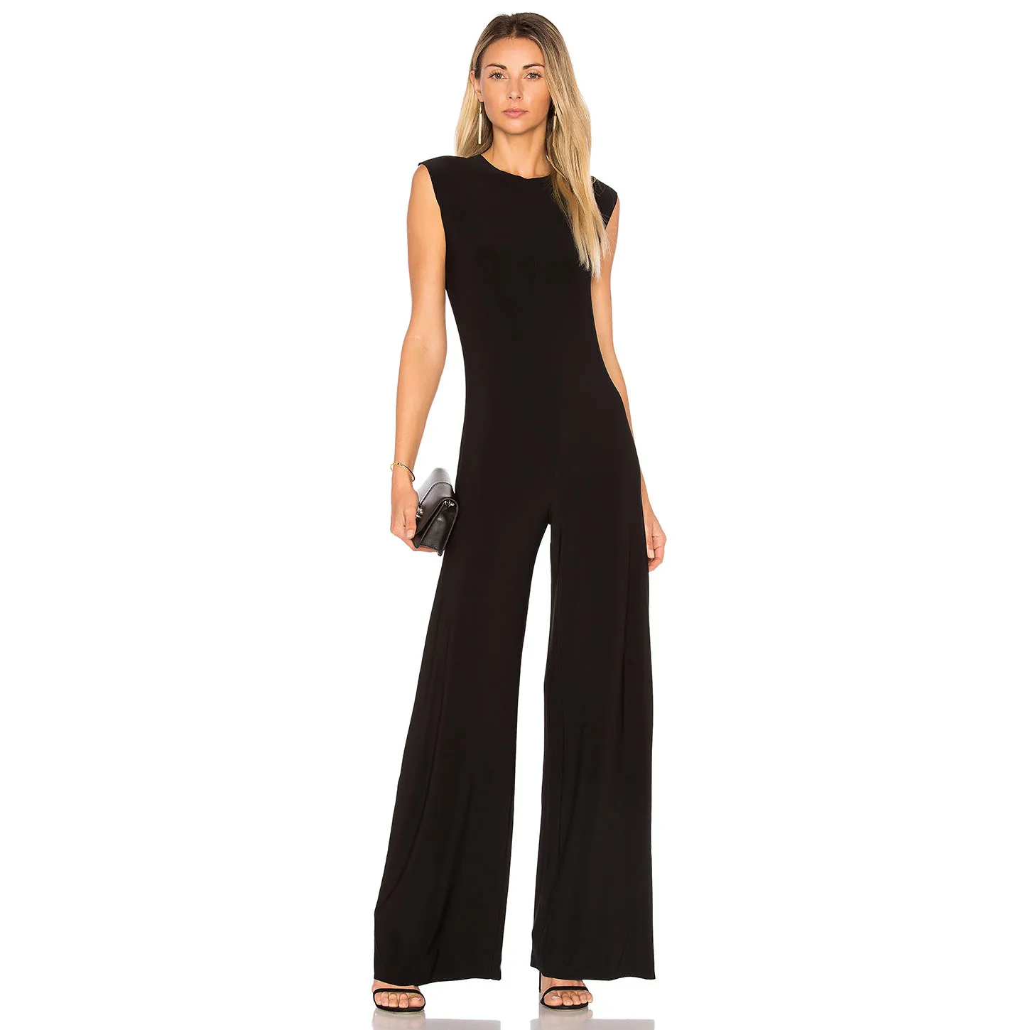 sleeveless jumpsuit shorts
