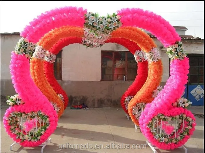 New Design Artificial Wedding Flower Decor Wedding Flower Door