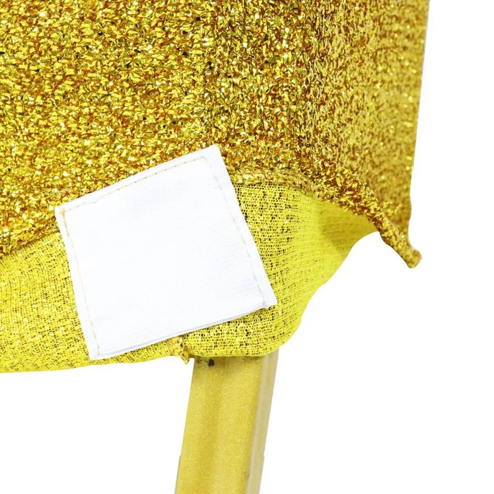 Glitter Chair Cover Elastic Stretch Sequin Chair Cover For Hotel