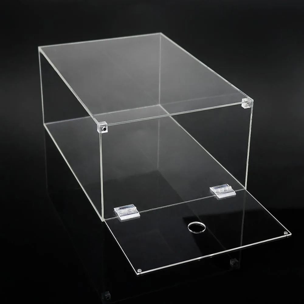 Shoes Box Acrylic With Magnets Lid Sneaker Box - Buy Transparent ...