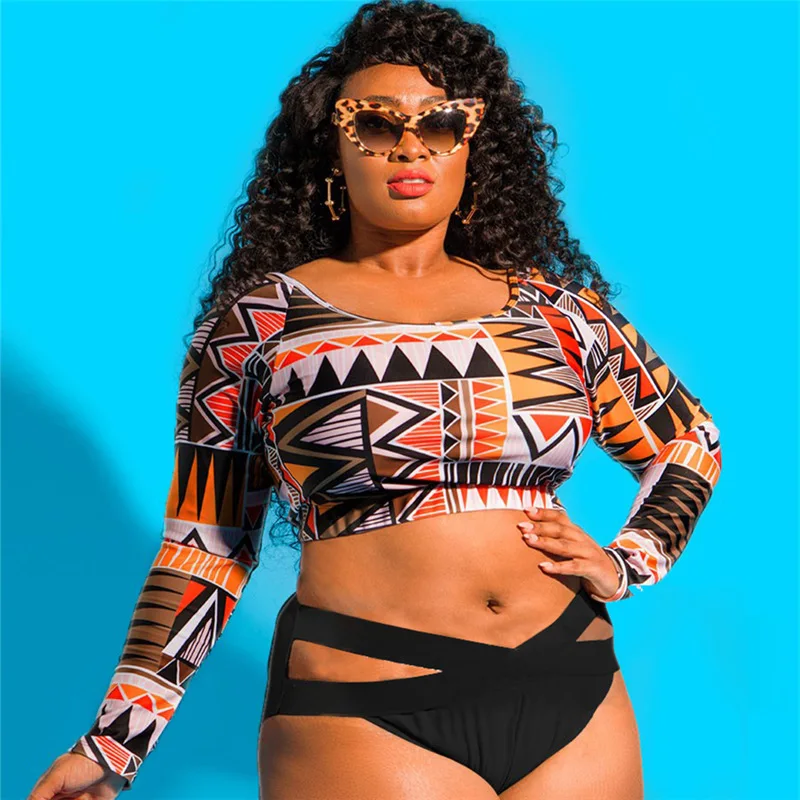 african swimwear plus size