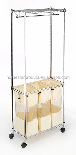 Stahl Kleidung Kleidungsstück Rack System Wäschekorb Rack System Stahl