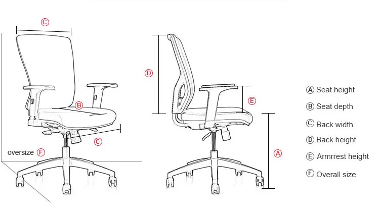 Cheemay fabric office conference meeting room visitor waiting chairs