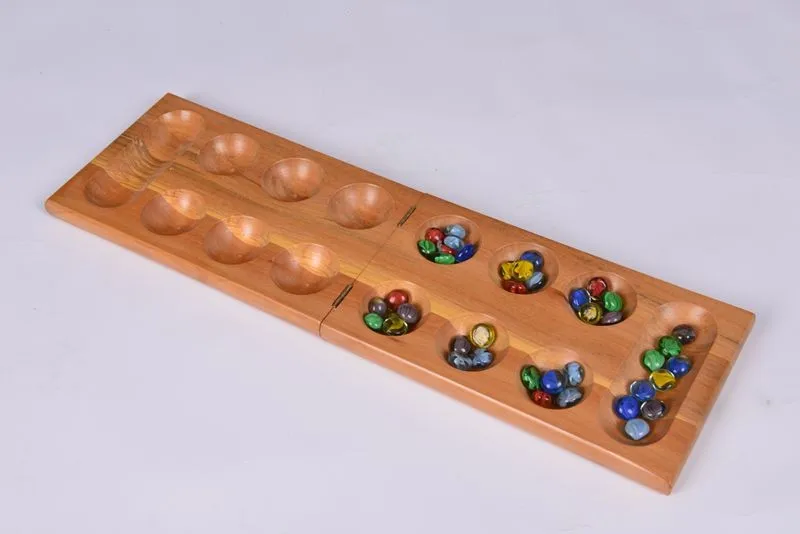 Wooden Mancala Board Game,Mystic Wood Board Game,Intelligent Board ...