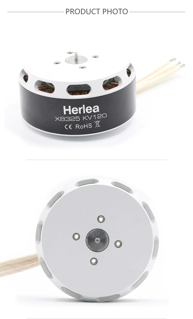 Herlea A9(8325) KV120 outrunner brushless motor for helicopter agriculture UAV drone