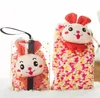 Christmas children gifts boxed fleece lining coral 4-6 years old cute african animal ear short baby christmas socks