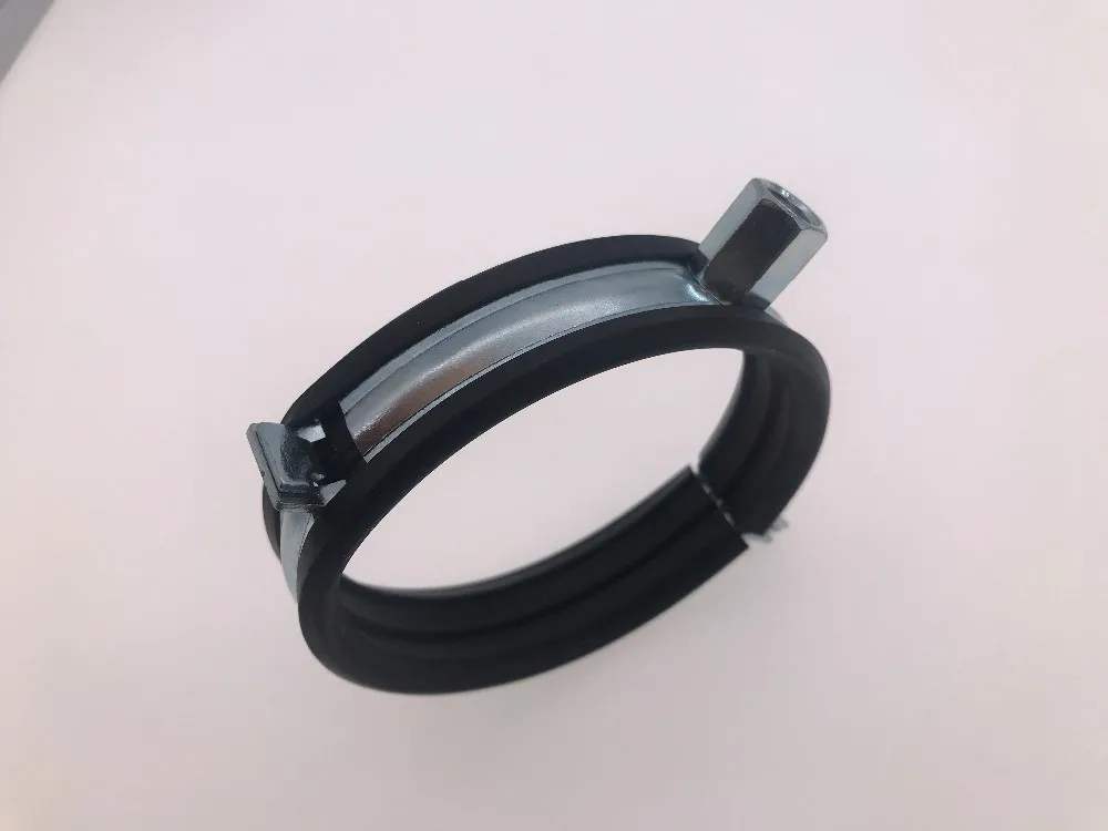 Lined Pipe Clamp Clips Coated Pipe Clips Controlling Strictly Rubber M8 ...