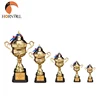 Custom handmade craved resin football cup trophy for winner