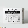 simple white high grade design shopping bags eco friendly