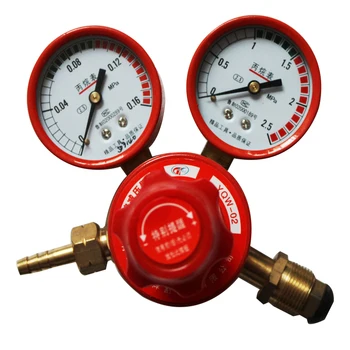 regulator cylinder gas reducing pressure meter larger