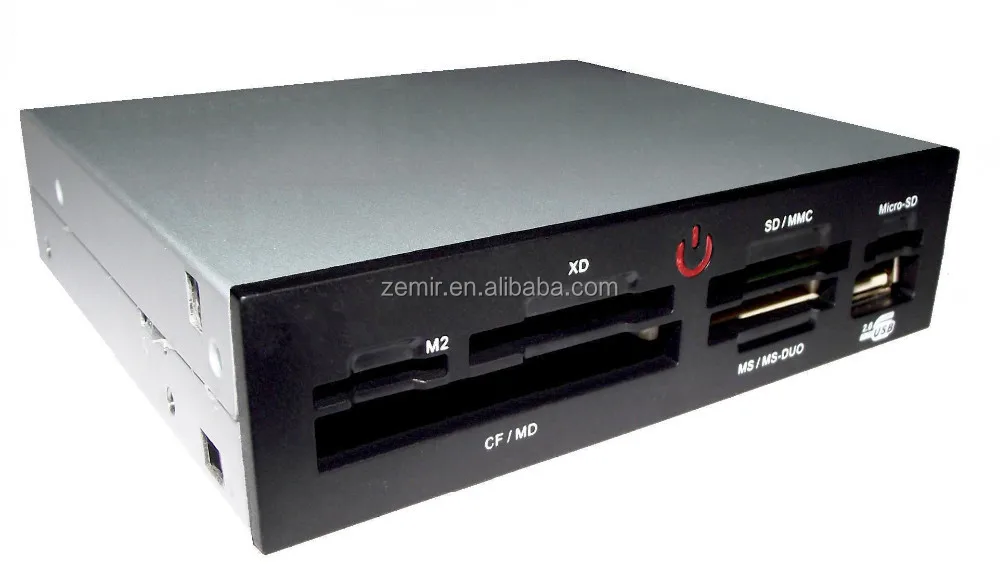 USB 2.0 Internal 3.5/" Front Panel 60-in-1 Multi Card Reader-Writer w// USB Port