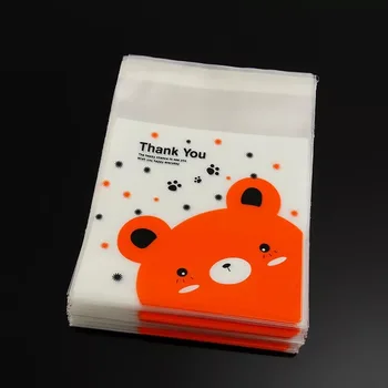 Clear Plastic Bag With Custom Printing For Candy Cookie Packaging Bags Cookies Printed Bread