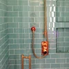 large assortment attractive fashion carrara brick bright in colour studio background glass mosaic tile
