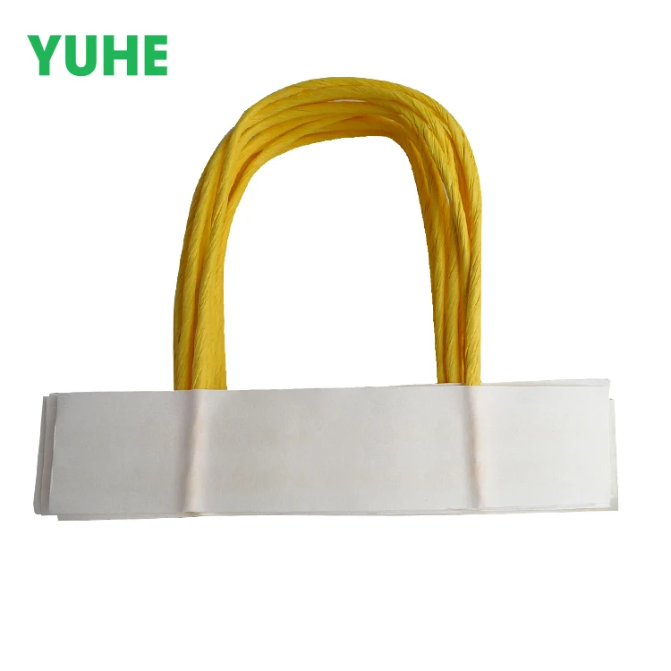 Colorful Durable Quality Handbag handle rope/ paper bag rope handle/ twisted paper handles