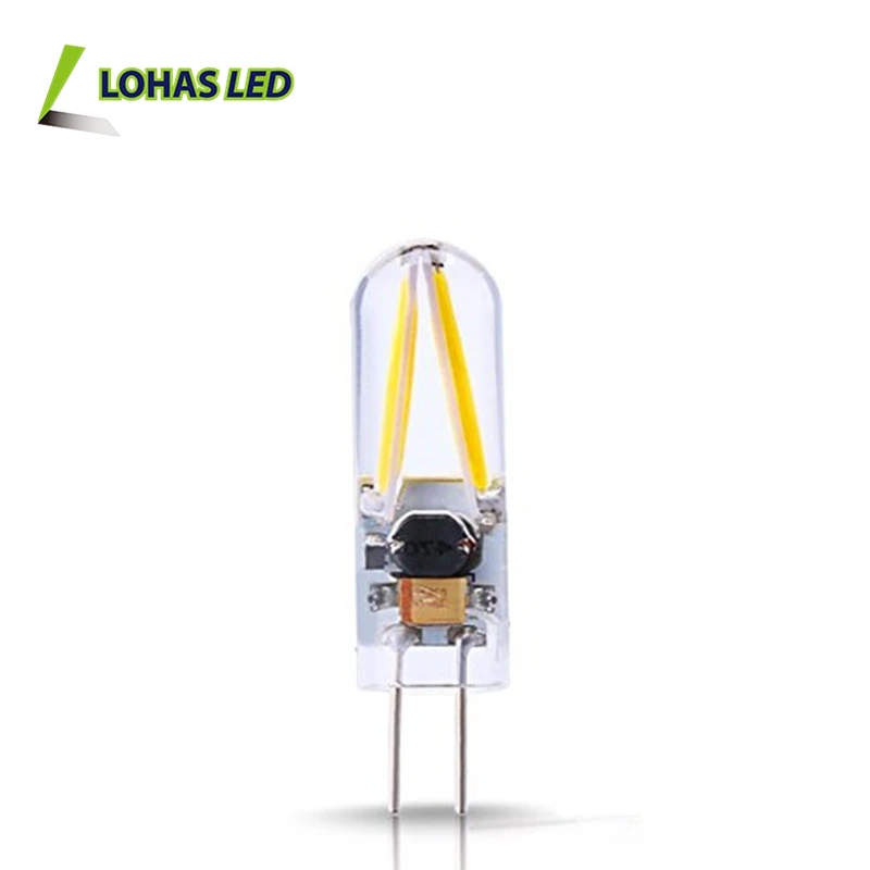 2017 Newest G4 Filament Light Bulb 1.5W (20W Halogen Equivalent) Warm White Mini G4 LED Filament Bulb