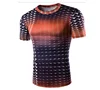 Customized logo printing no color limit Fashion Short sleeve running shirt
