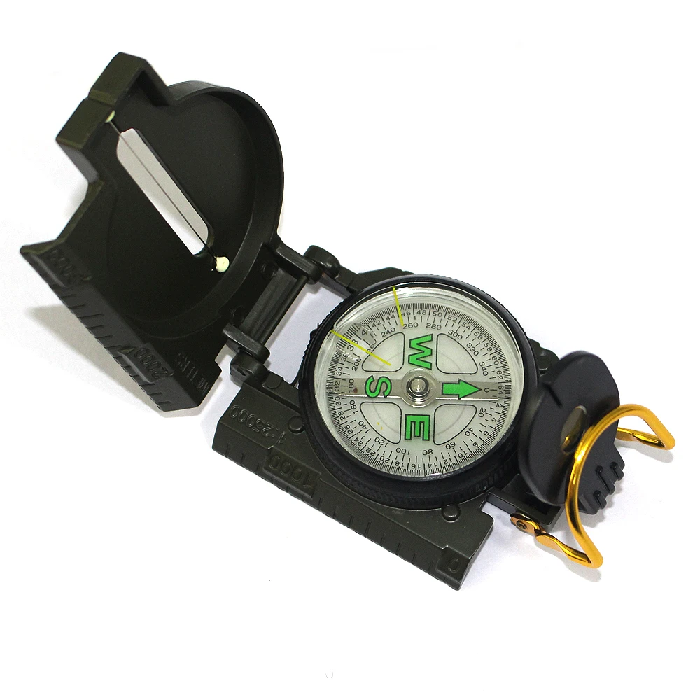 Survival Wild Jungle Compass For Sportneer Military Lensatic Sighting