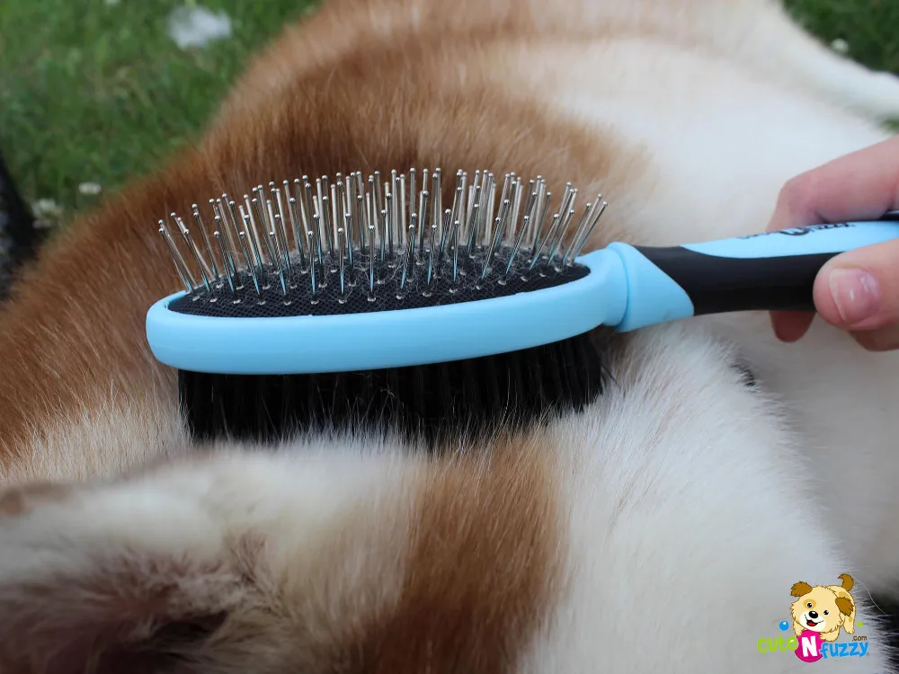 Dog Massage Brush,Curry Comb For Dogs,Pet Bath Brush With Memory Gel