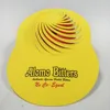 Yellow EVA foam spiral sun visor as promotion gifts