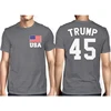 Wholesale trump t-shirt 2020 cotton campaign election t shirt mens short sleeve tshirt