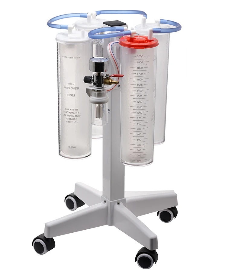 1000ML 1500ML Medical Reusable PC Drainage Suction Bottle