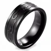 Black Anodized Aluminum cnc machine milling/turning camera ring/tube