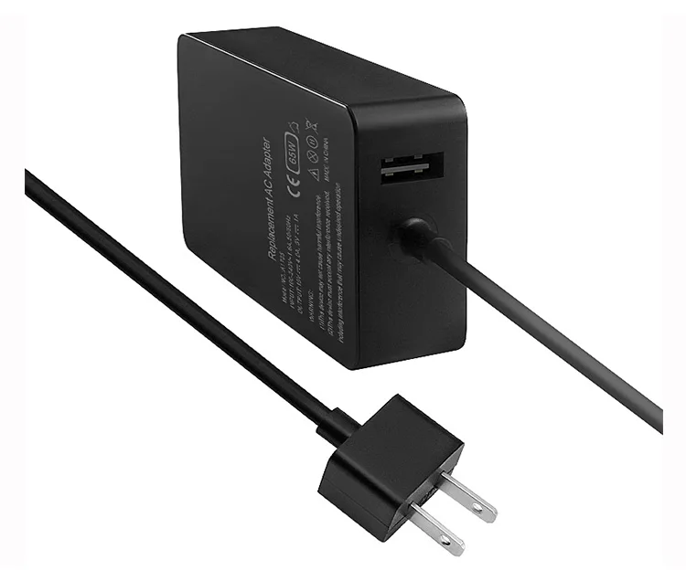 15v 4a Power Adapter For Microsoft Surface Pro 3/4/5/6 With Usb ...