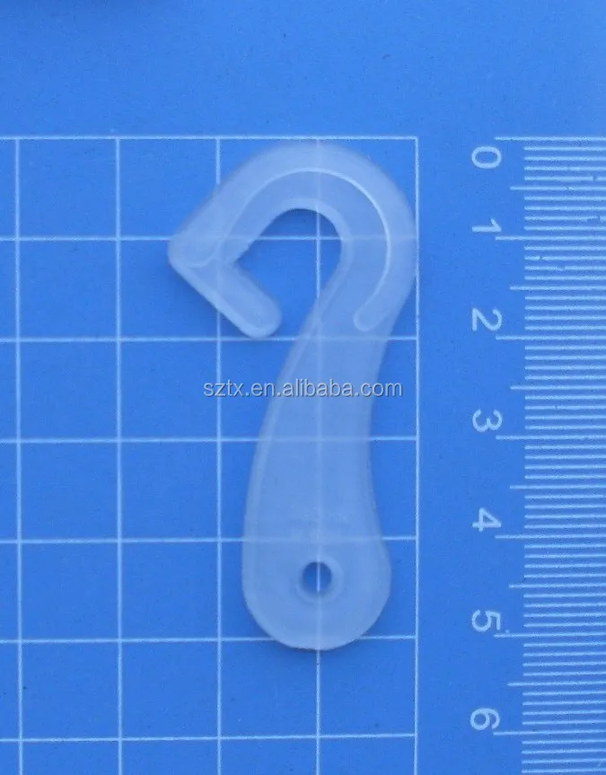 44mm White Plastic Jhooks For Garments Accessory Packaging Buy