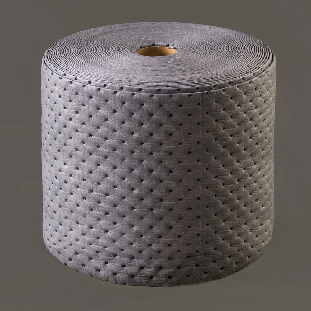Universal absorbent roll liquid and oil absorbent roll