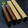 Aluminum Wooden Grain U shaped baffle ceiling