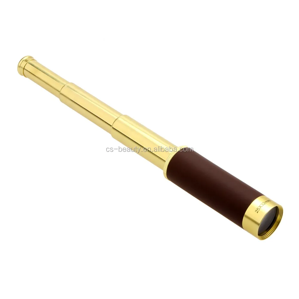 Nautical Spyglass Pirate Captain Telescope Monoscope Metal Foldable