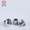Customizable flat dome head half-thread tubular hollow rivet