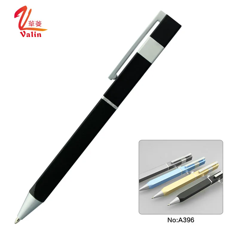 Novelty Square Pen Colorful Quadrate Metal Pen Foursquare Shape Pen ...