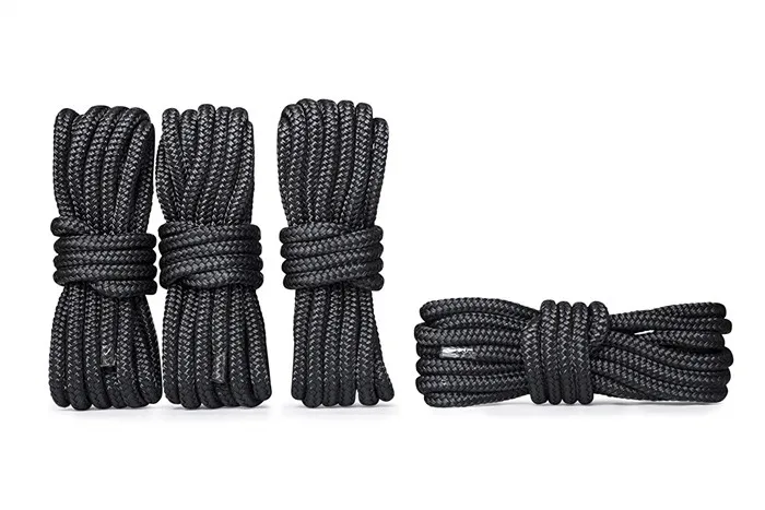 4 pack double braided dock line boat mooring braided dock line
