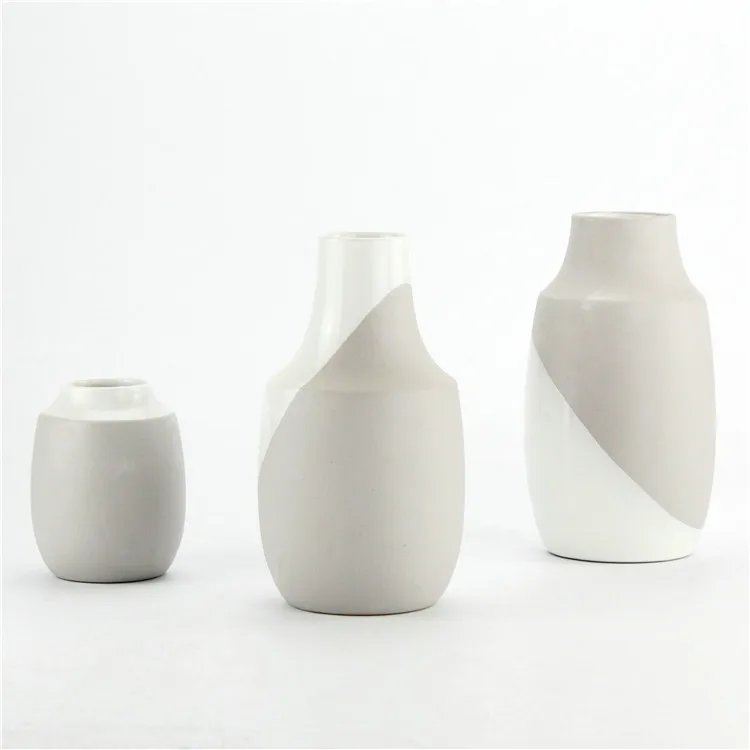 Half on-glazed color clay wedding home garden decoration antique chinese ceramic vase.JPG