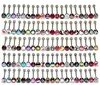 Crystal Eyebrow Lip Tongue Nose Navel Belly Button Studs Body Piercing