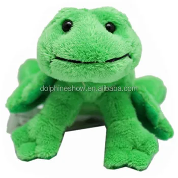 small frog stuffed animal