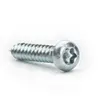 blue zinc pan head torx with centre pin security self tapping screw