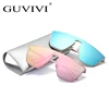 GUVIVI Custom shaped sunglasses Wholesale designer sun glasses High quality One pieces Pink Italy sunglasses
