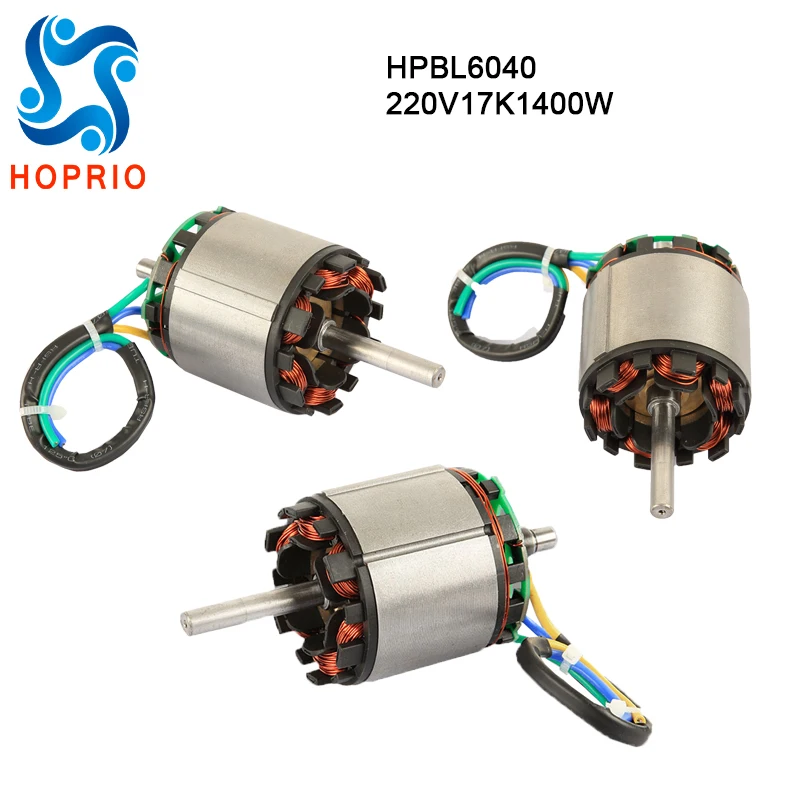 Hoprio  220V/110V   1400W 17000RPM brushless angle grinder Motor factory OEM/ODM