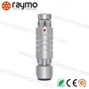 Raymo F series metal circular push pull connector substitute compatible Fischers S/SC plug IP68 waterproof cable connector