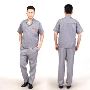 Factory production Men Lapel Suit workwear 100% cotton work uniform Factory production Men Lapel Suit workwear 100% cotton work uniform
