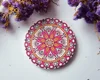Decorated personalised absorbent stone felt drinks wine table coasters
