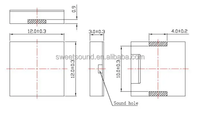 5v small piezo electric beeper for POS machine