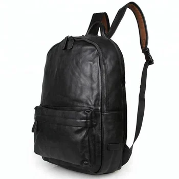 mens genuine leather backpack